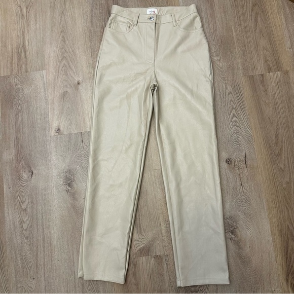 Wilfred Straight Leg Pants in Cream - Picture 1 of 12